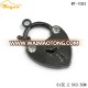 Delicate Gun Plated Bag Hardware Accessories Heart Shaped Alloy Metal Tag