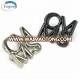 Die Casting Brand Gun Metal Plate Letter Logo for Jeans