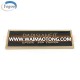 New Arrival 2 Hole Rectangle Metal Clothing Label Custom Metal Plate Labels for Clothes