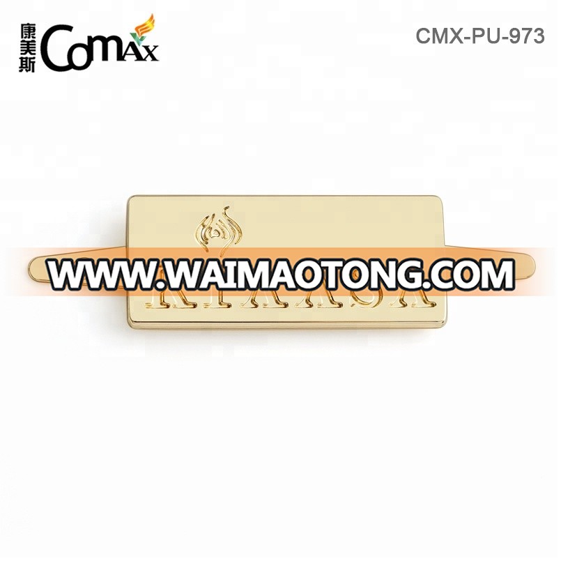 Factory Direct Provide Custom Metal Brand Engraved Logo Label For Bags Hardware